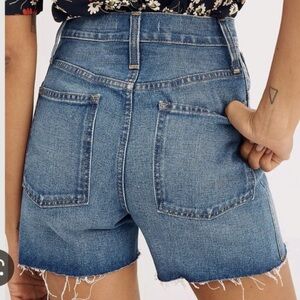 Madewell The Perfect Jean Mom Shorts